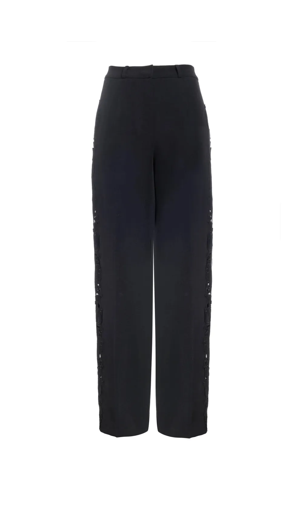 Lace Straight-Leg Pants