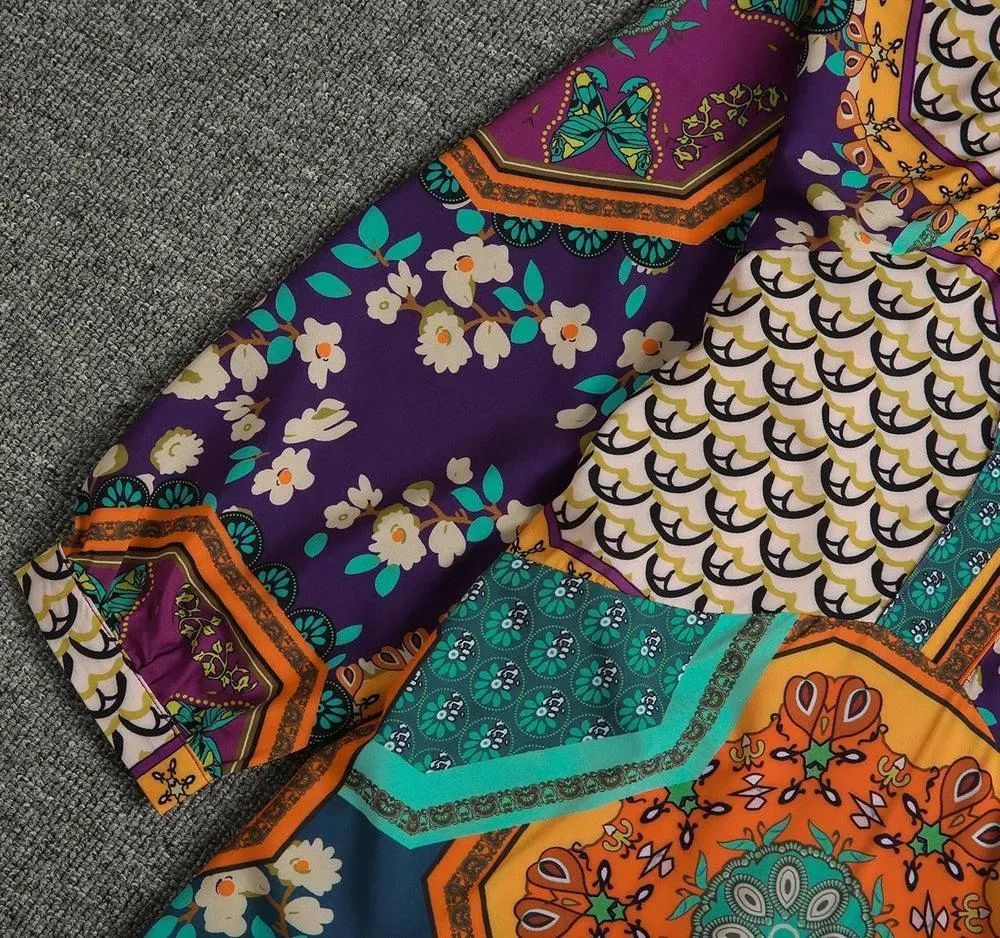 Sing it Louder Printed Maxi Dress