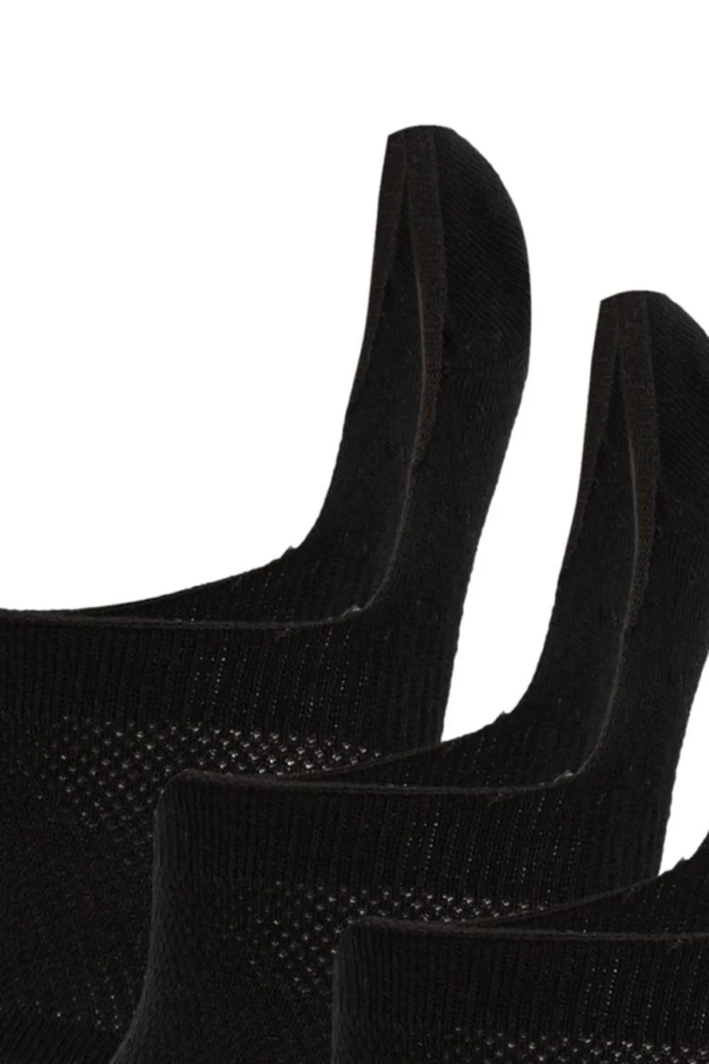 Black Breathable Ankle Socks For Women