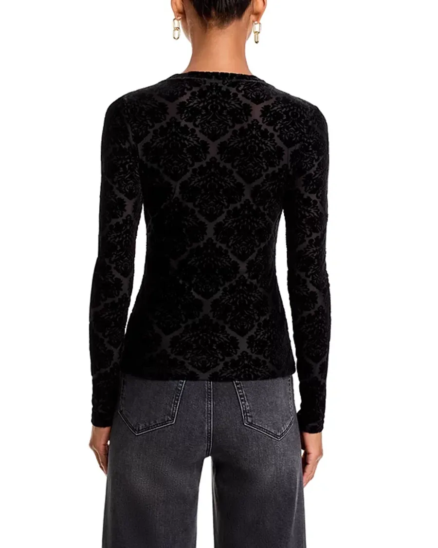 Long Sleeve Crew Neck Top