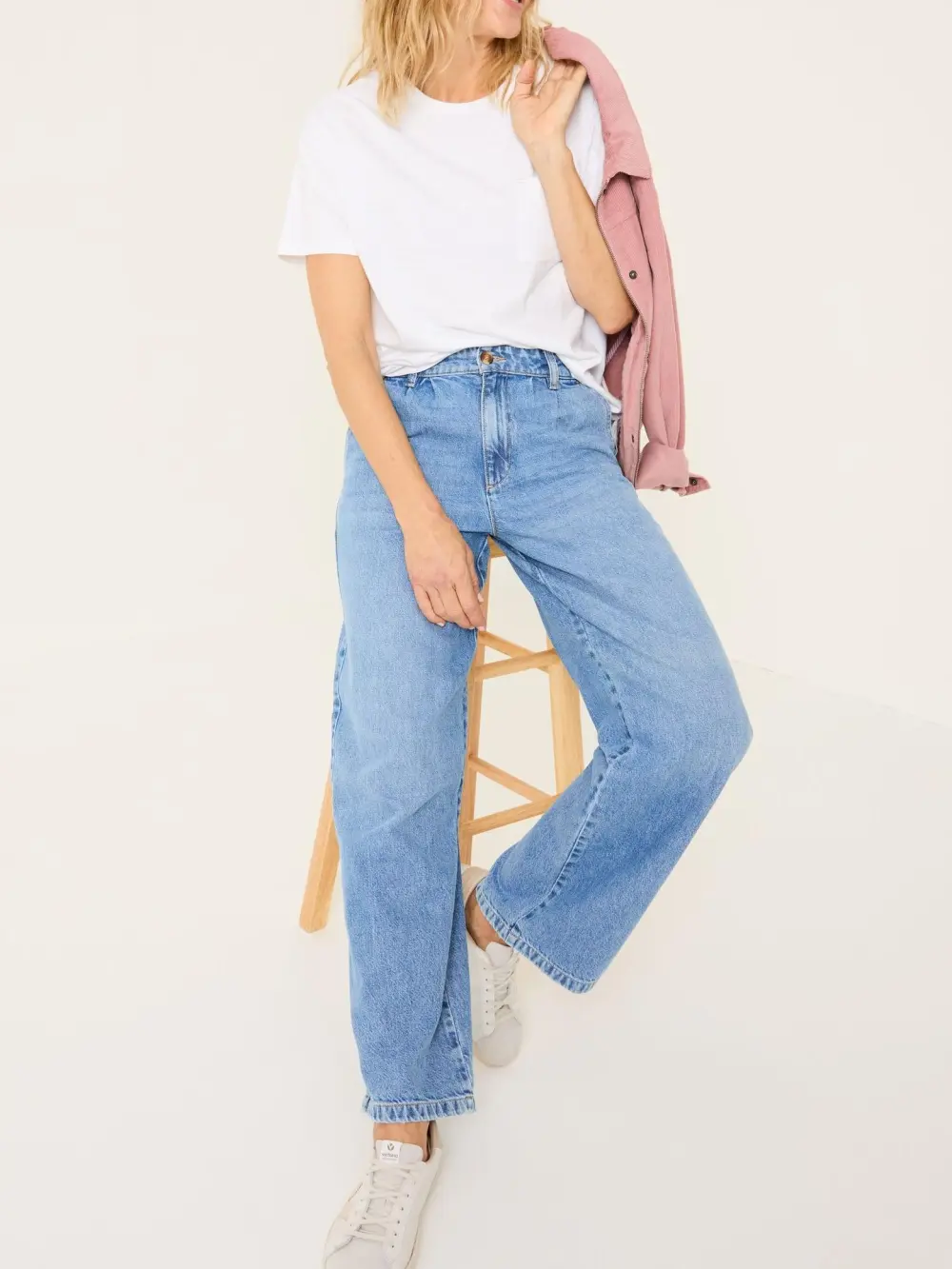 Ginger Denim Vintage Wide Leg Jeans