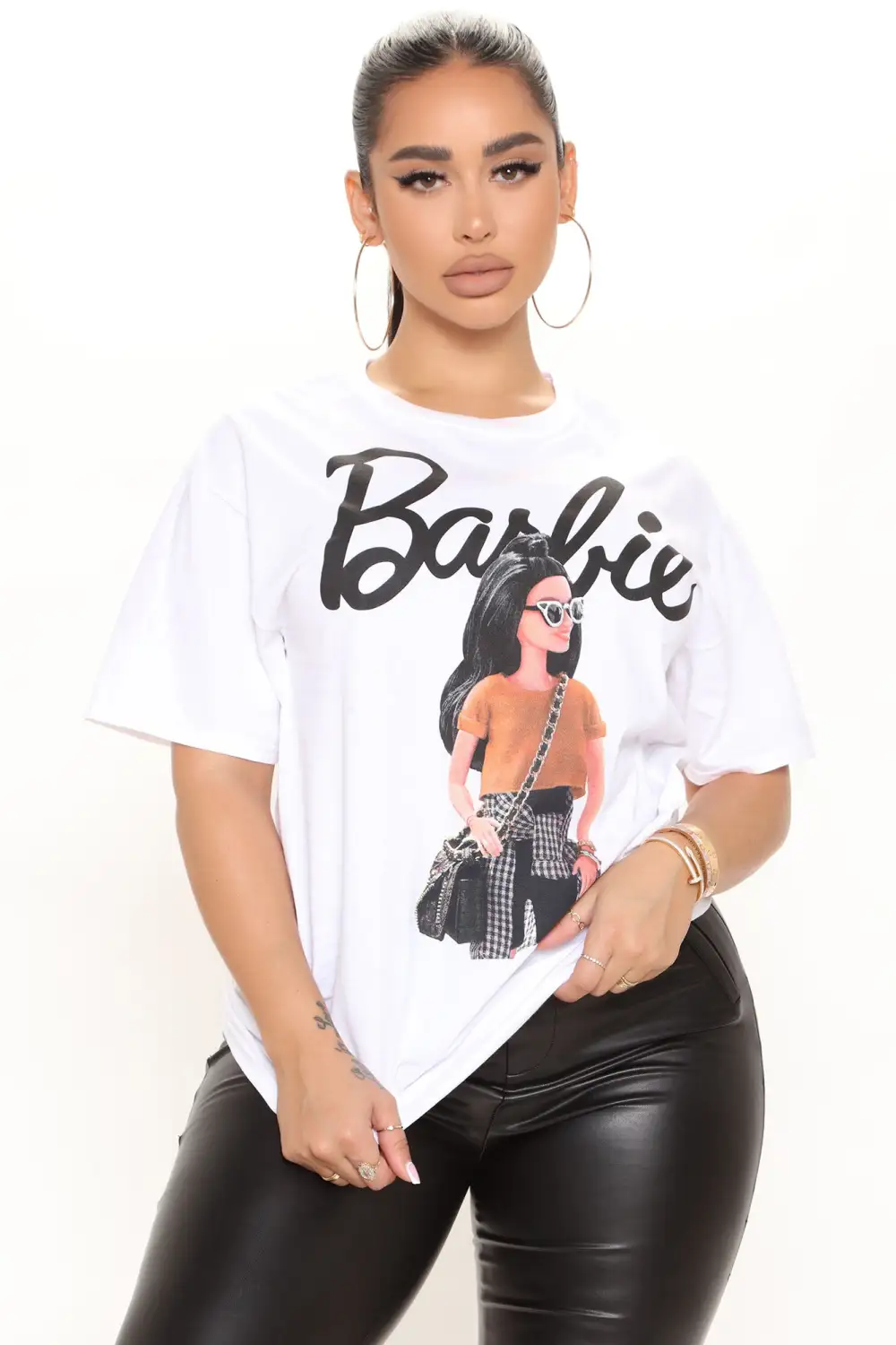 She's A Rodeo Barbie Tee - White