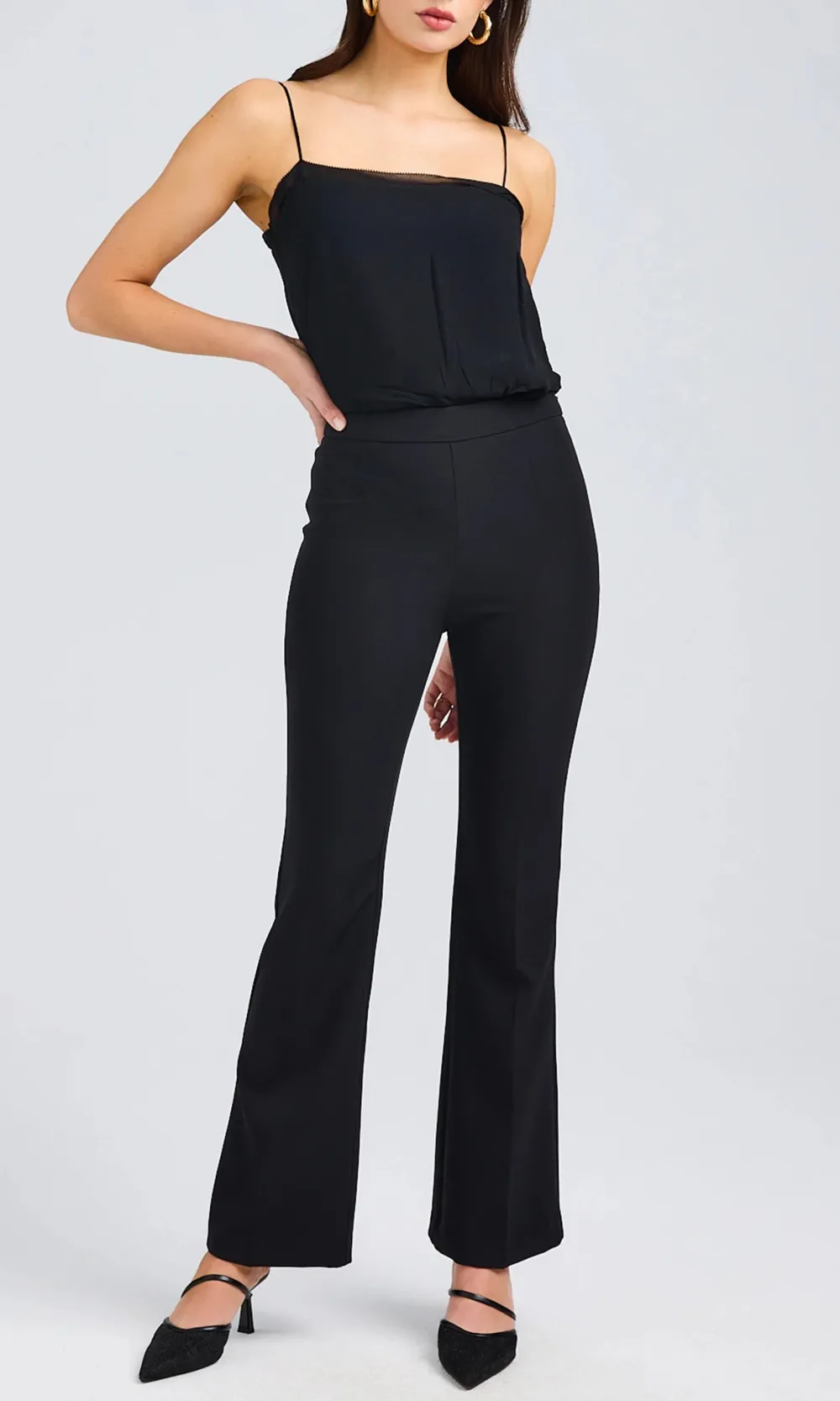Casual Straight-Leg Pants