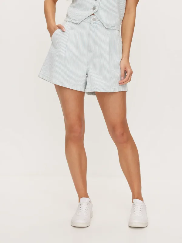 Striped Print Shorts