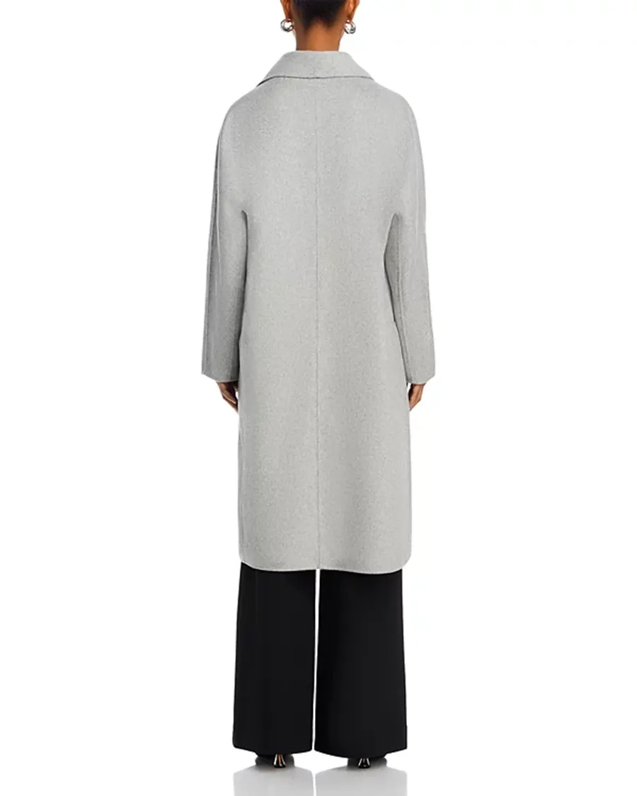 Shawl Collar Long Sleeves Multicolor Coat