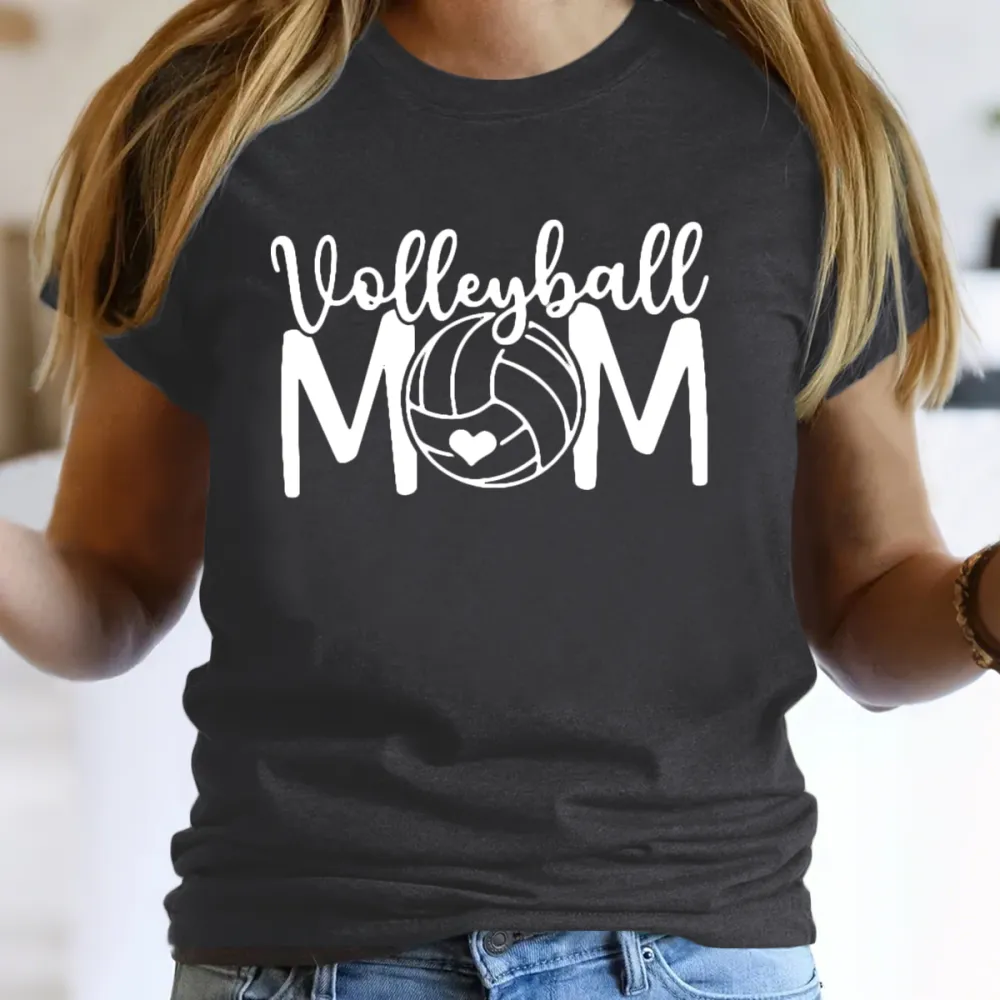 Volleyball Mom Shirt, Volleyball Tshirt, Game Day Shirt, Cool Mom Shirt, Sports Shirt, Gift for Mom, Volleyball Tees