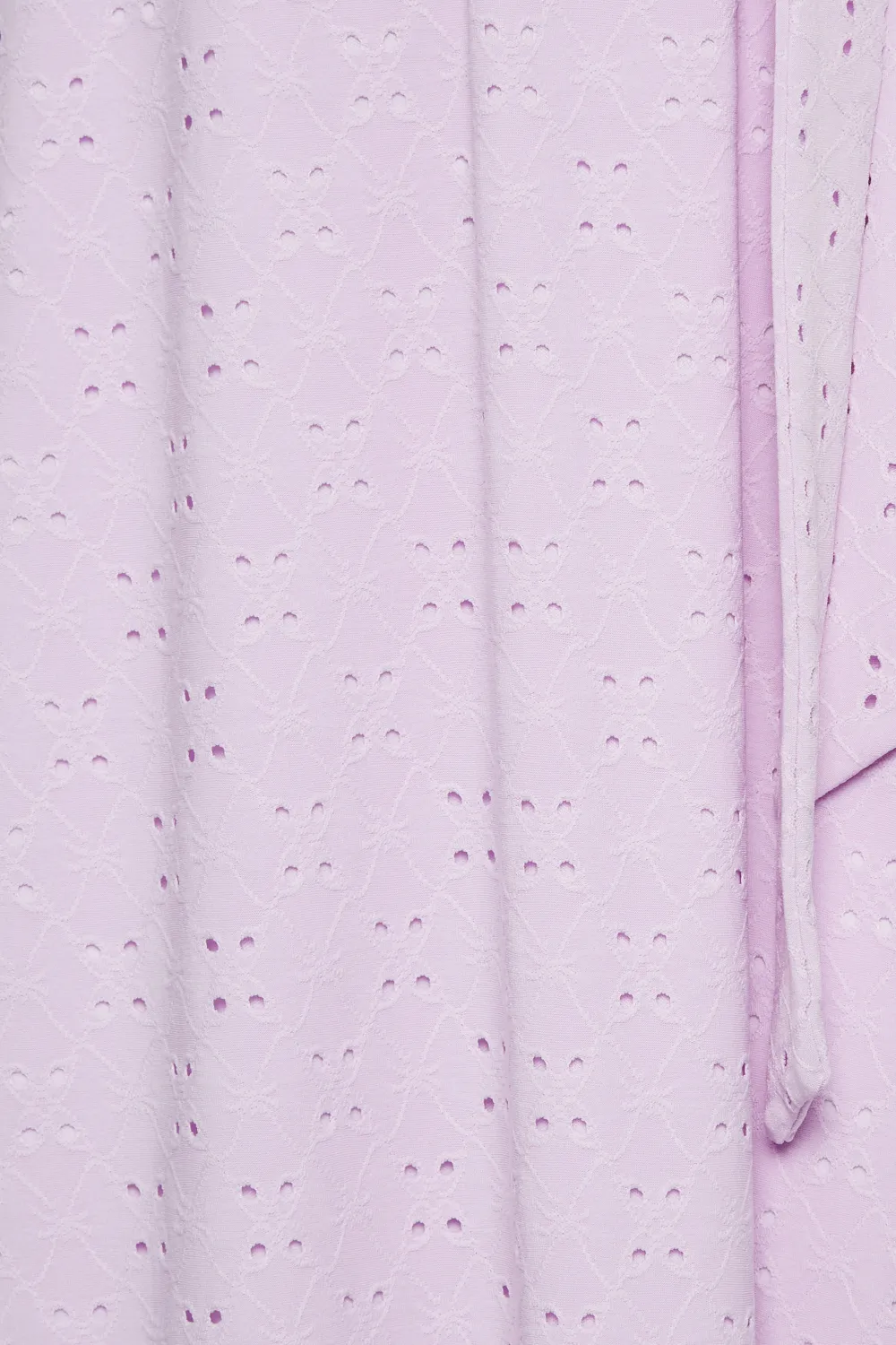 YOURS Curve Lilac Purple Broderie Anglaise Maxi Dress