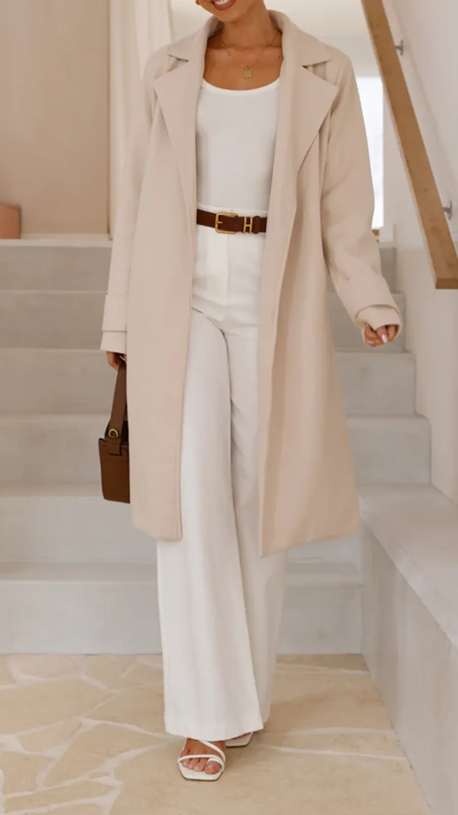 Padded Casual Long Jacket