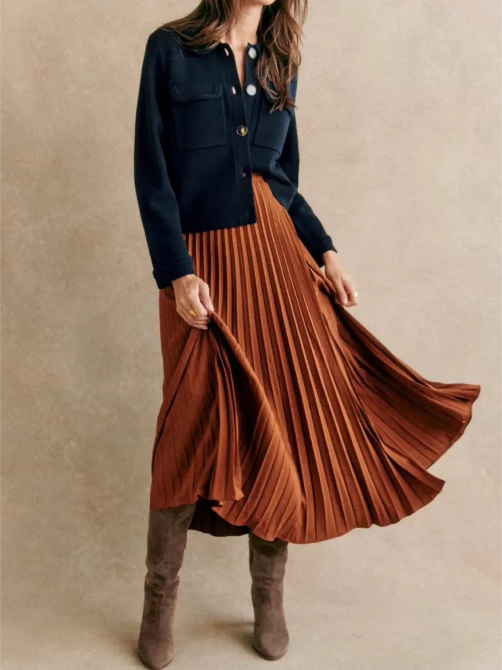 Lapel Collar Knitwear