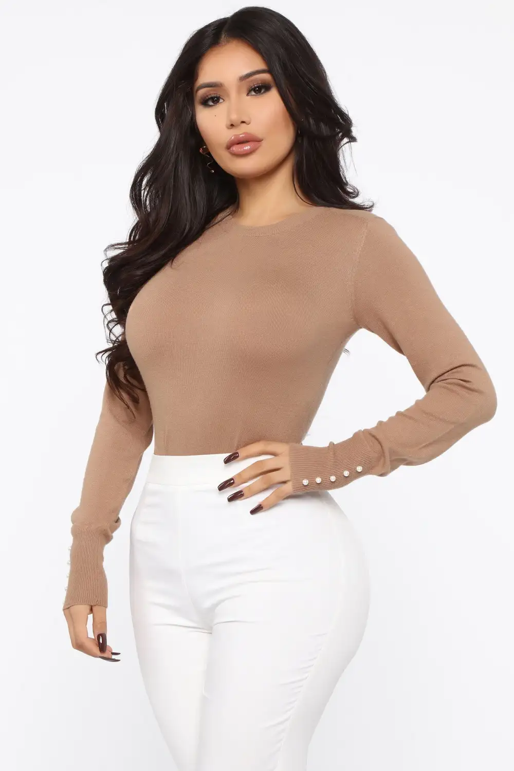 Doesn't Matter To Me Sweater - Camel