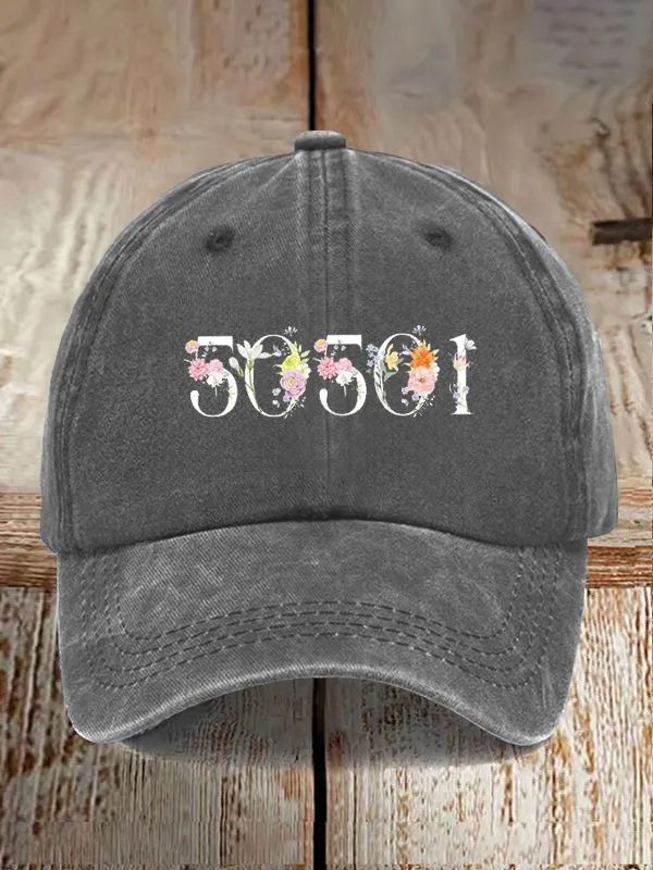 Unisex 50501 Print Baseball Cap