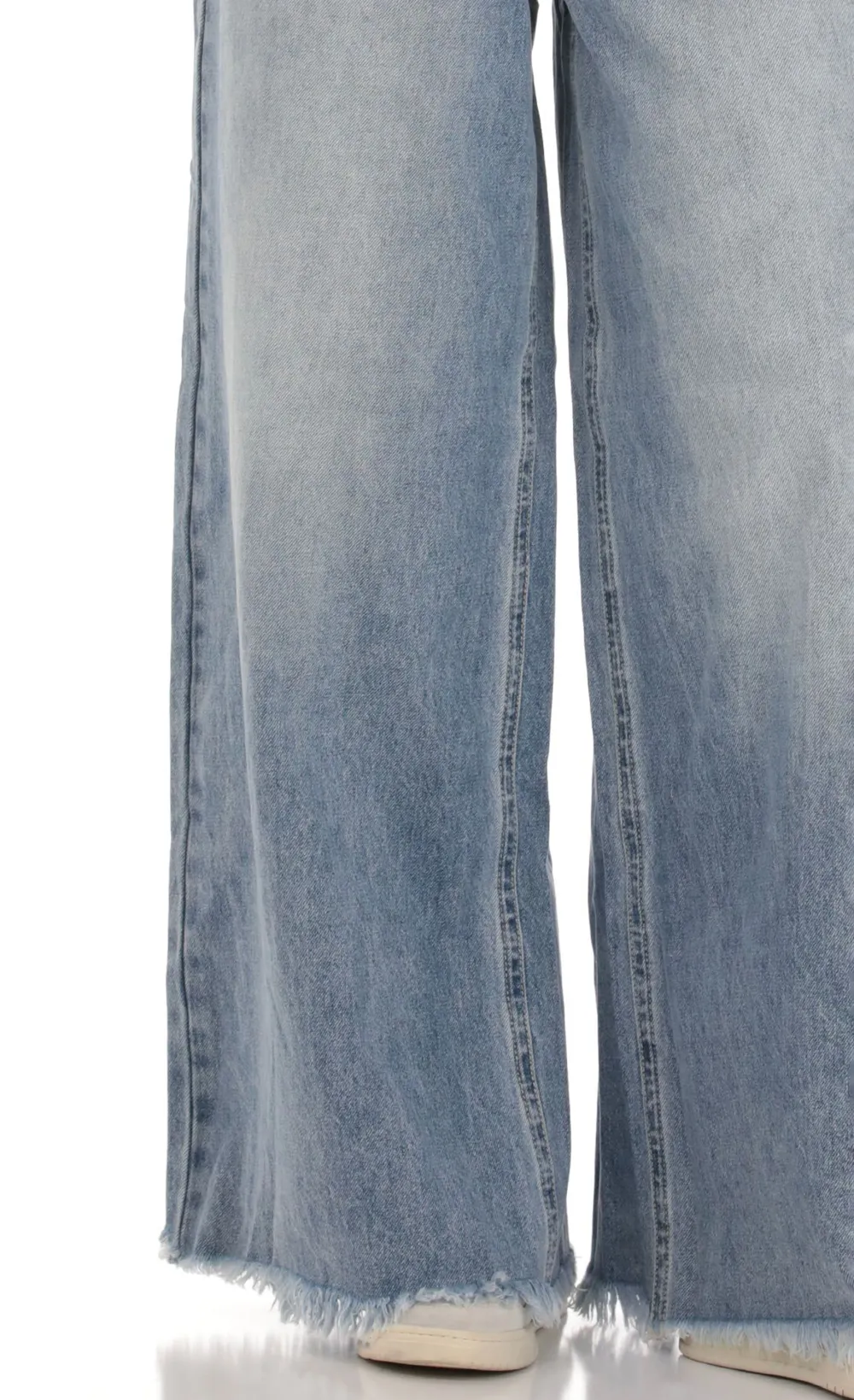Wide Leg Jeans in Light Denim