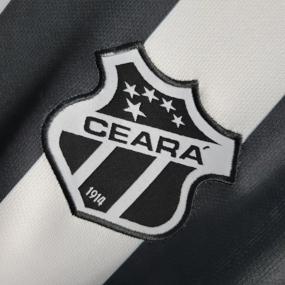 Camisa Ceará Home 22/23 - Preta e Branca