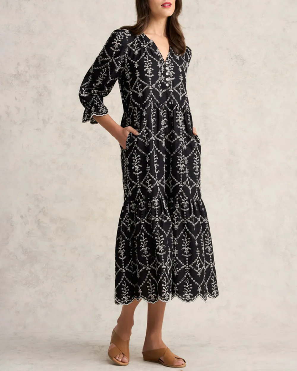 Cotton Broderie Dress
