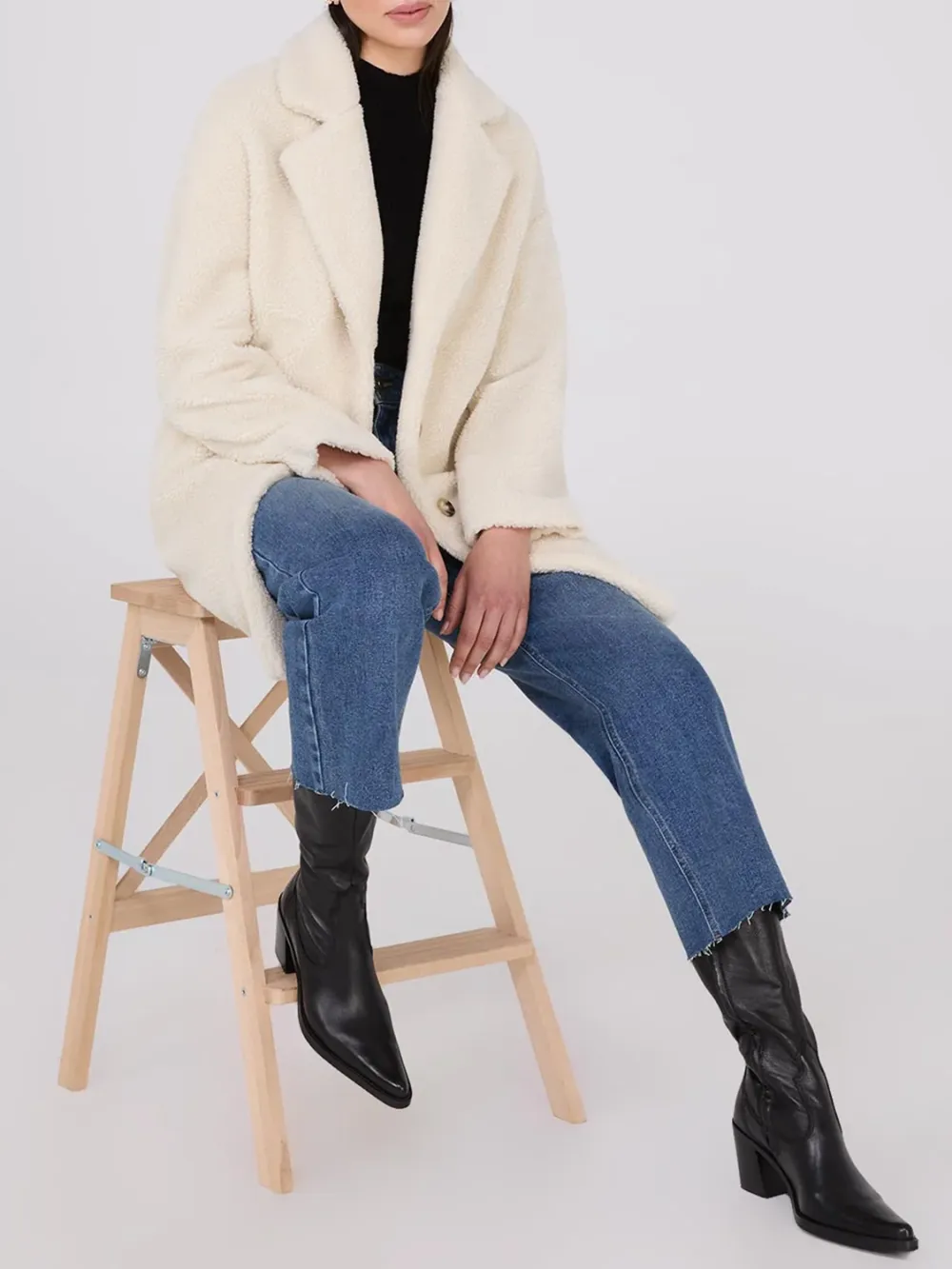 Long Sherpa Teddy Coat