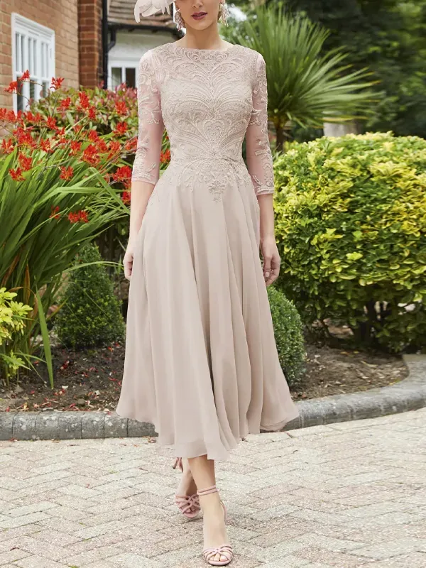 Lace mesh maxi dress