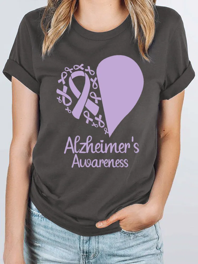 Women'S The Hear Alzheimer's T-Shirt