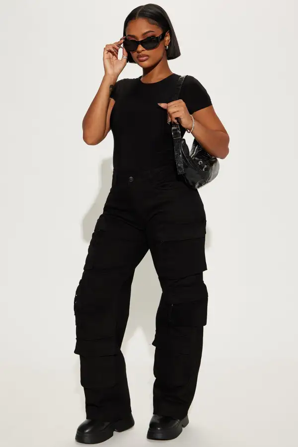 Deepest Secret Double Lined Bodysuit - Black