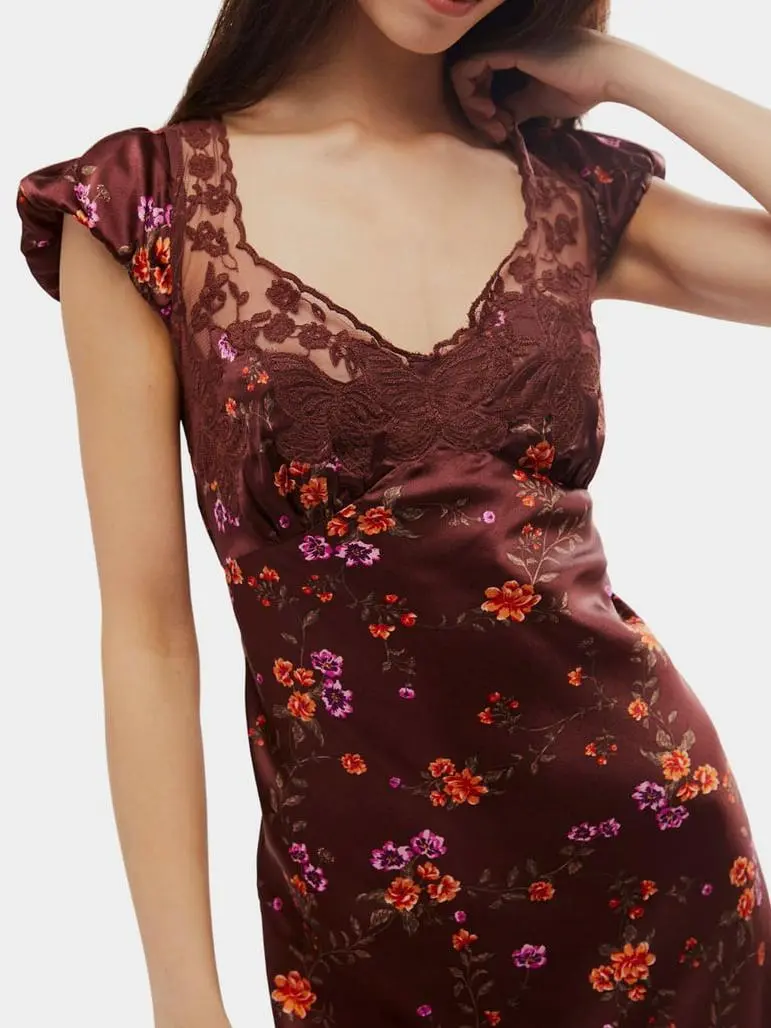 Free People Butterfly Babe Midi Dress
