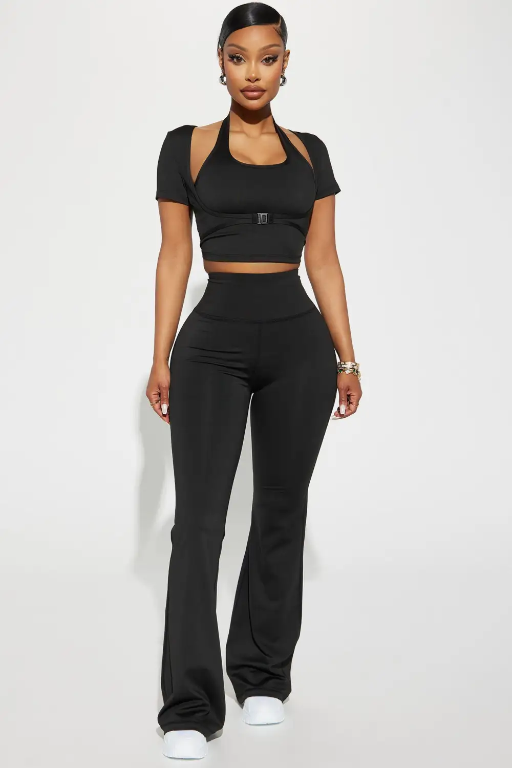 Lily Active Top - Black shein