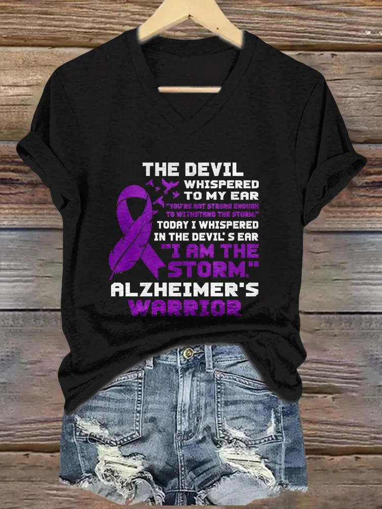 Women'S I Am The Storm V-Neck T-Shirt