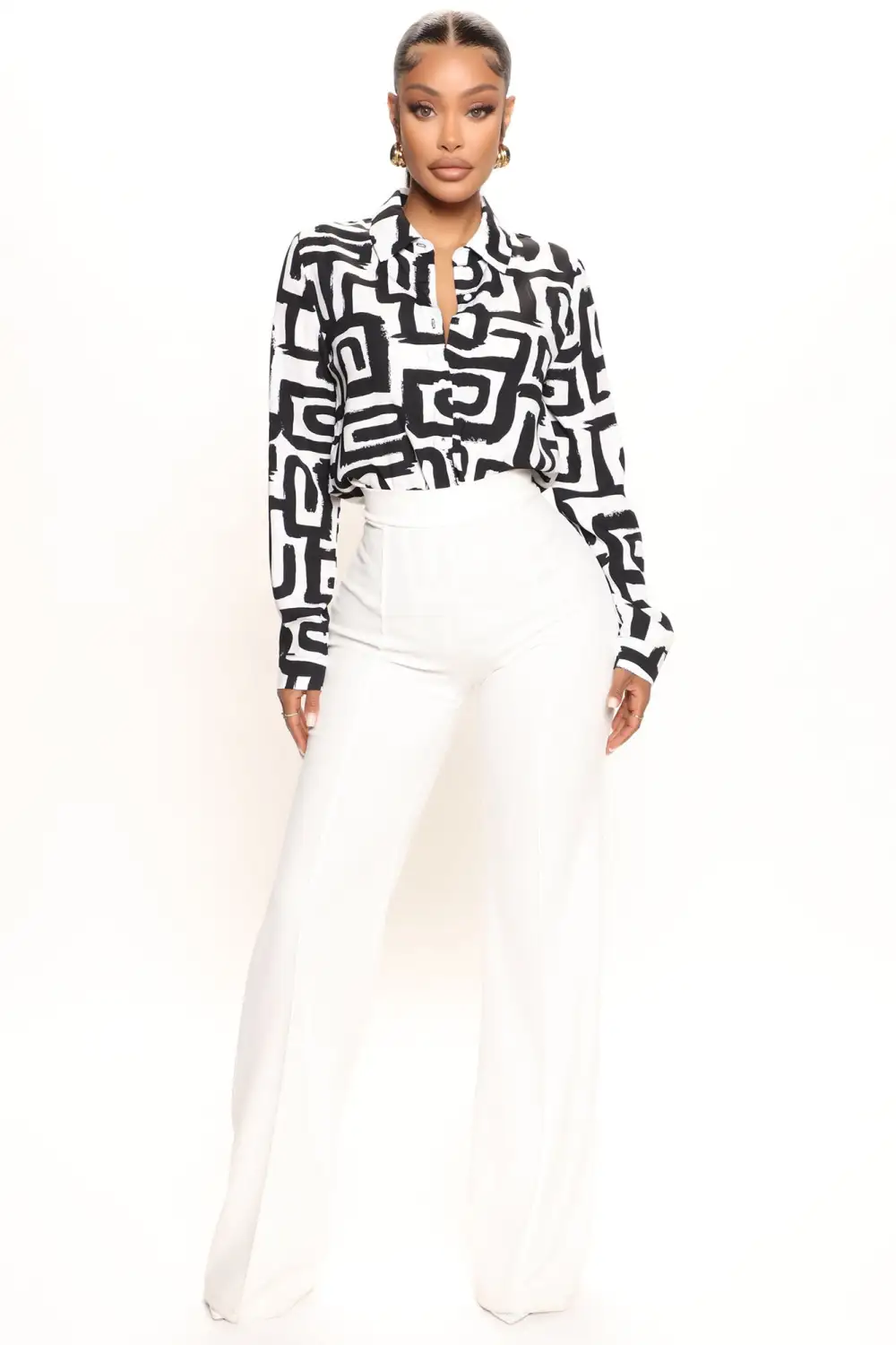 Times Like This Shirt - White/Black