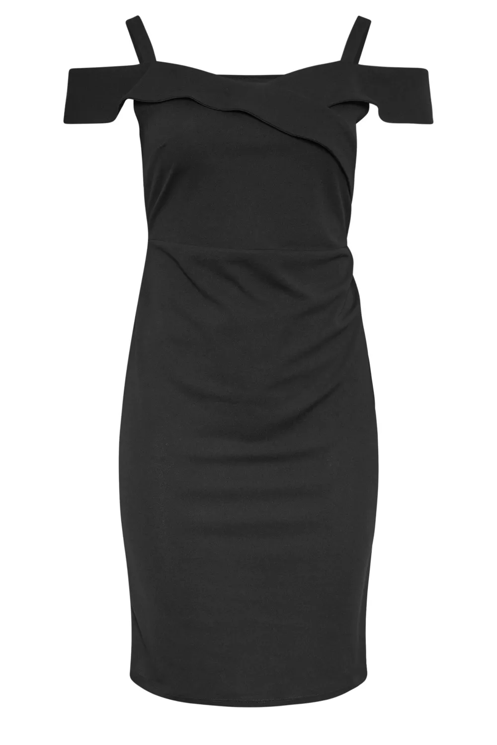 YOURS LONDON Curve Black Bardot Dress
