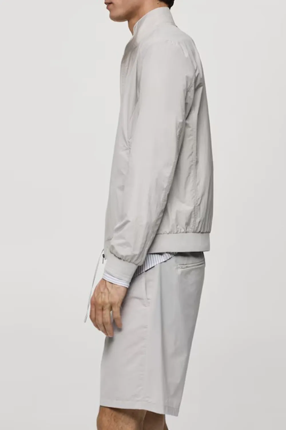 Water Repellent Bomber Jacket