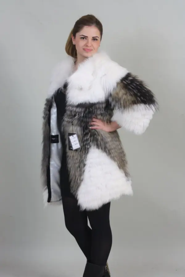 White fox with Crysta