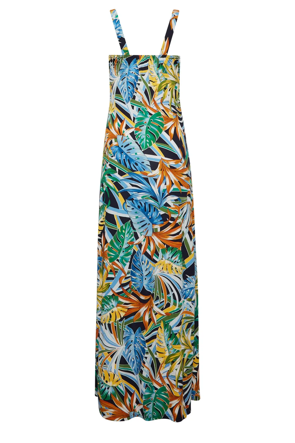 LTS Tall Green Palm Leaf Print Maxi Dress