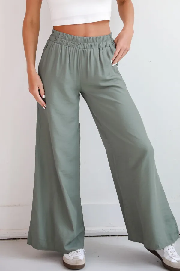 Positively Delightful Wide Leg Pants
