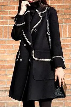 Hepburn Mid Length Lapel Coat
