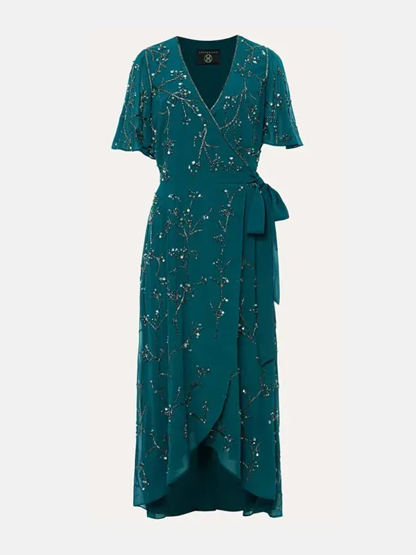 Beaded Chiffon Sophistication Ladies Dress