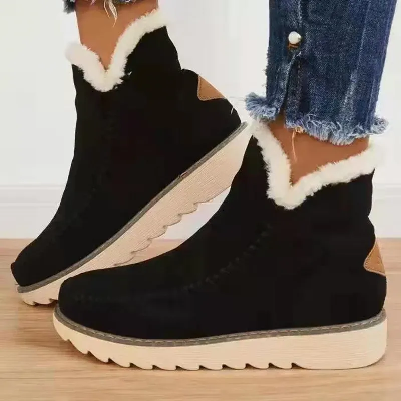 Casual Winter Warm Plush Lightweight Boots