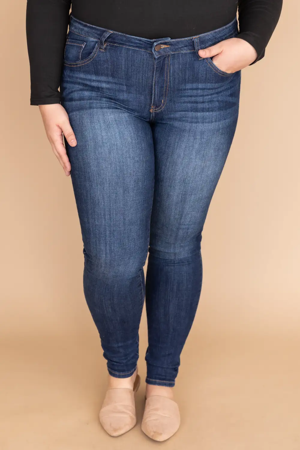 Willa Dark Wash Skinny Jeans