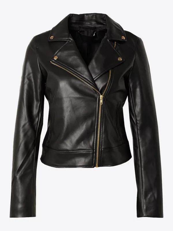 Black Casual Style Between-Season Jacket