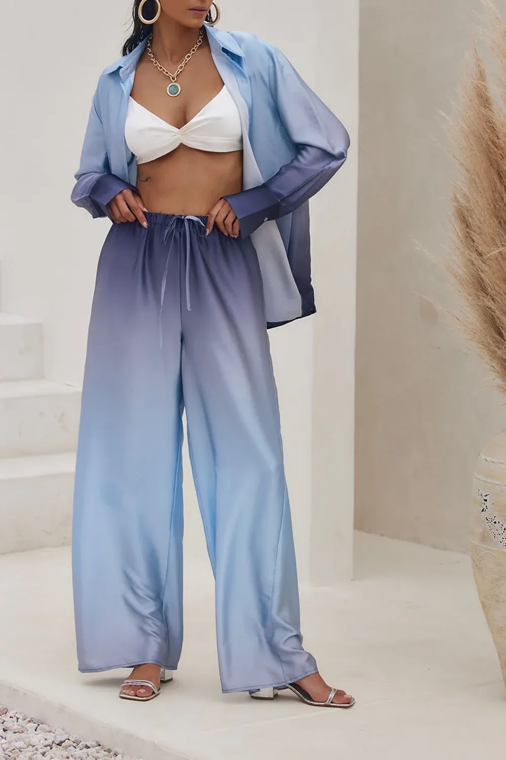 Sexy White Satin Bra