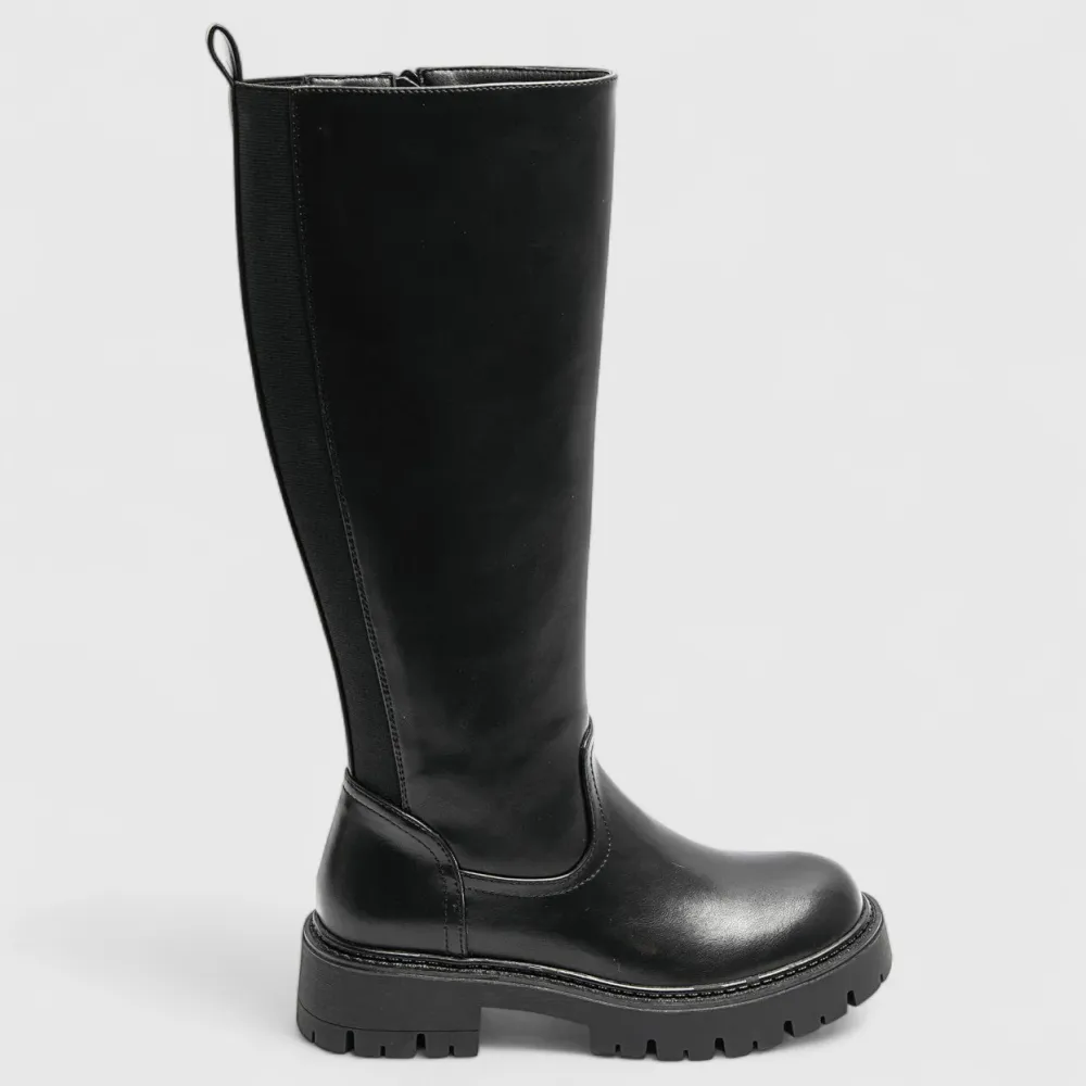 Rugged Sole Ankle Boots