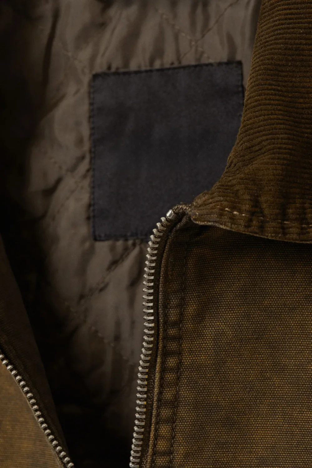 Zip Up Drop Shoulder Jacket