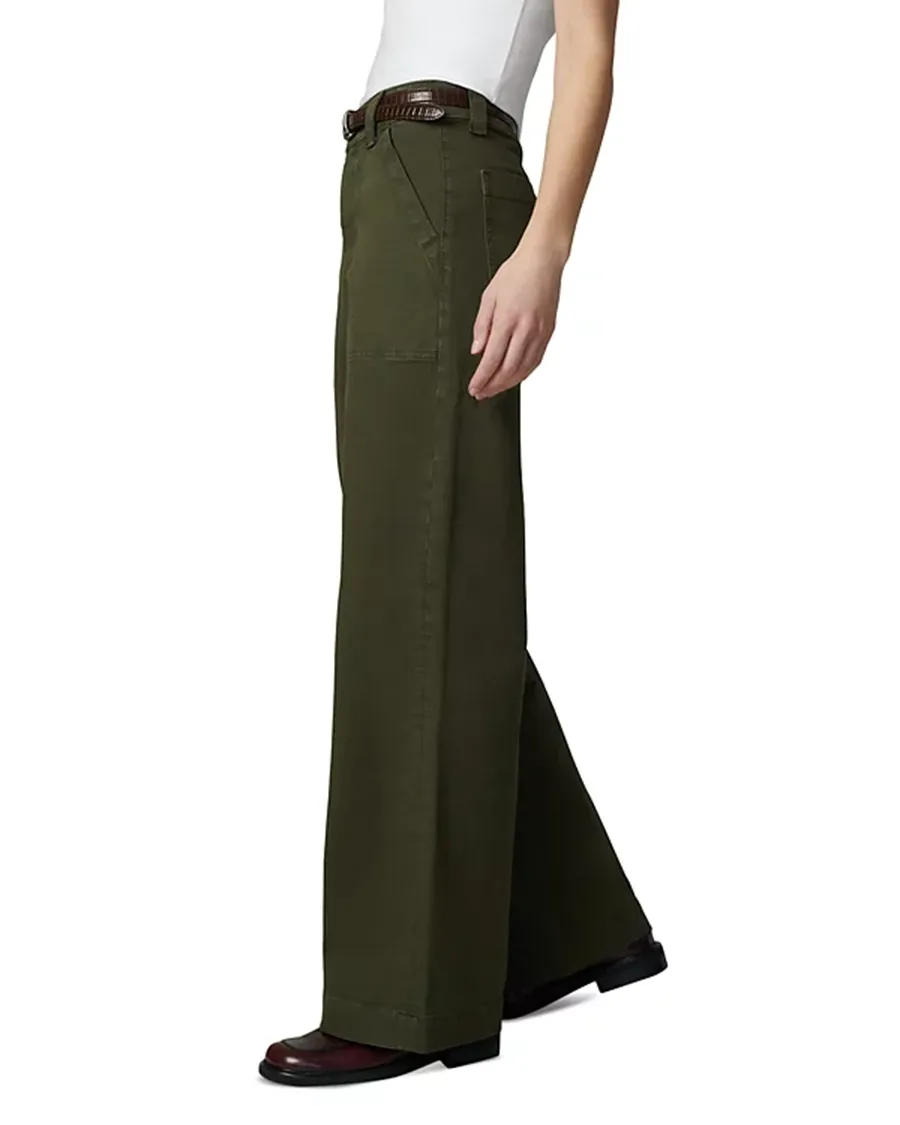 Casual Style High Waist Wide Leg Pants