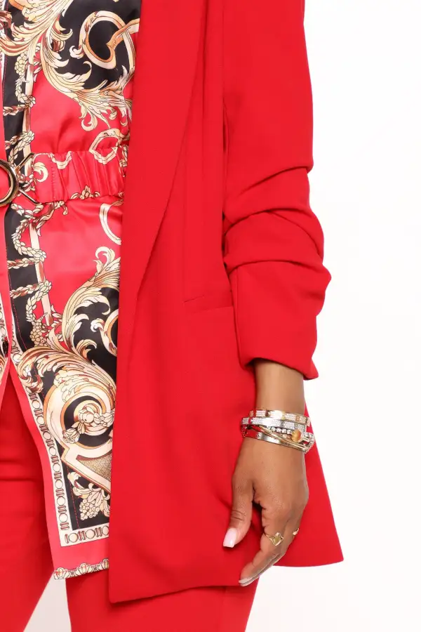 The Celine Blazer - Red