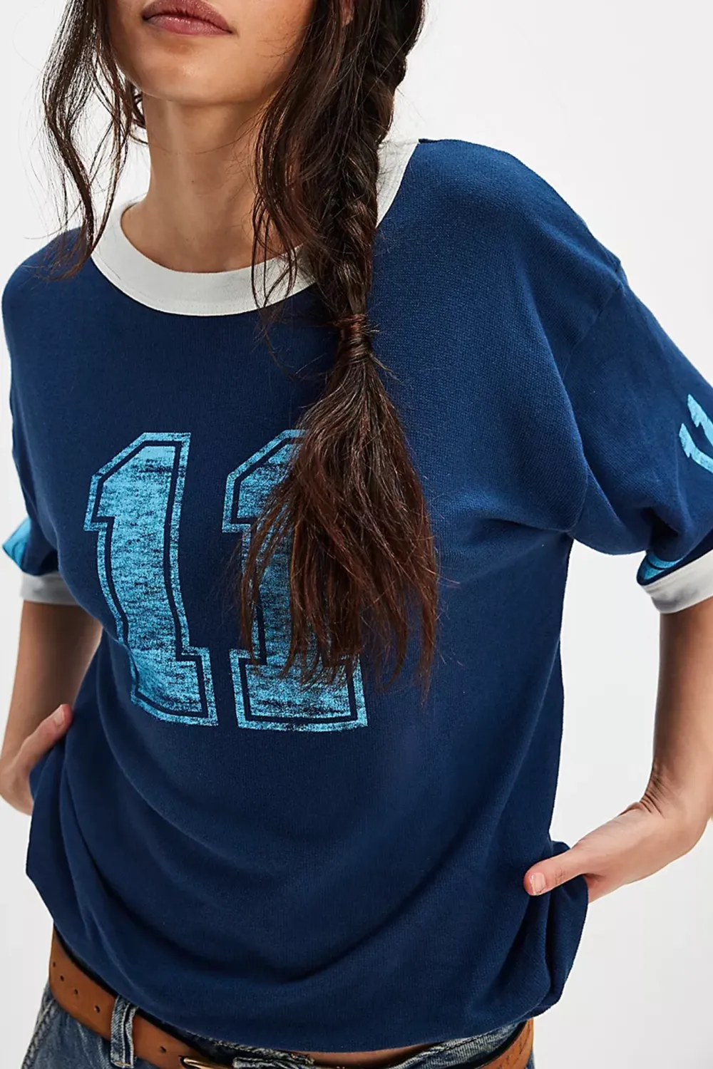 Graphic Print Raglan Sleeve T-Shirt