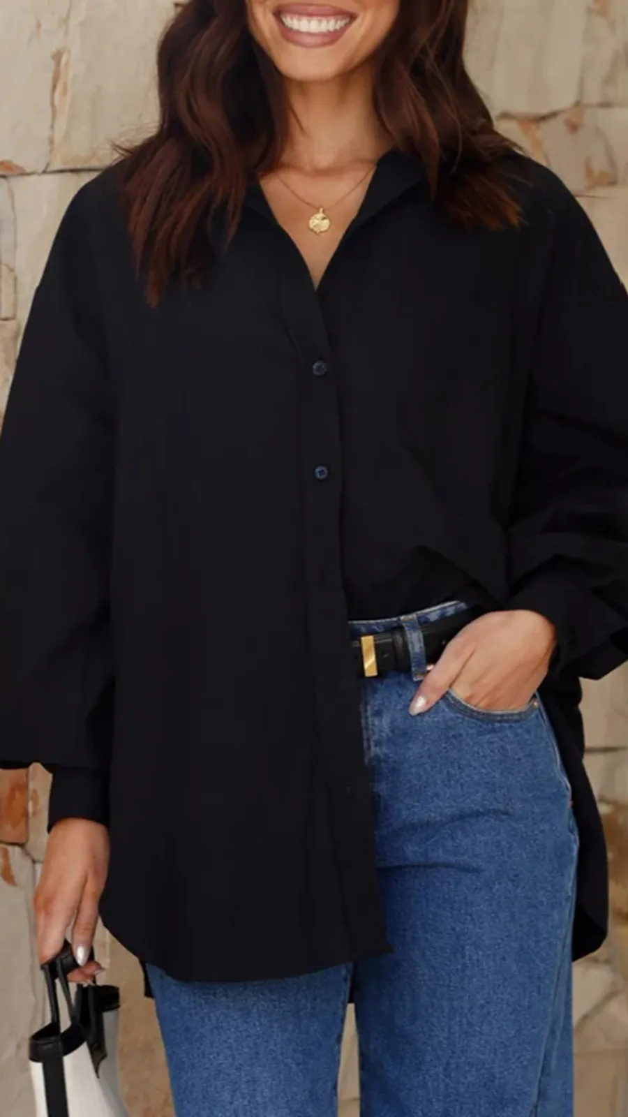 Oversized Button Up Shirt