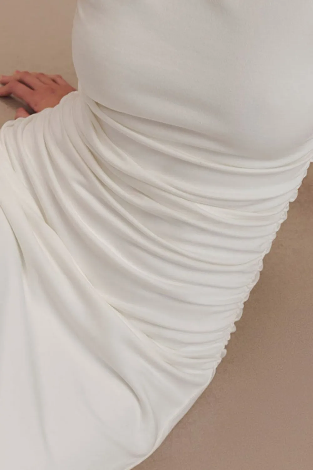 High Neck Sleeveless Maxi Dress