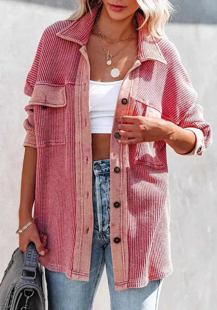 Button Down Utility Shacket Jacket