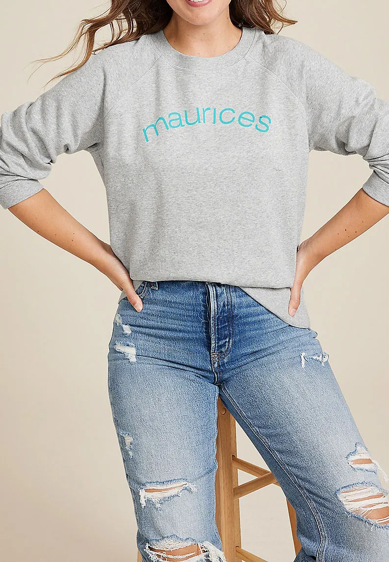 Crew Neck Relaxed Fit Sweatshirt