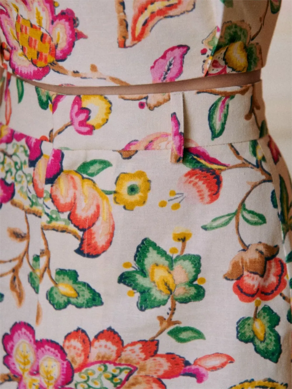 Slit At Centre Back Skirt