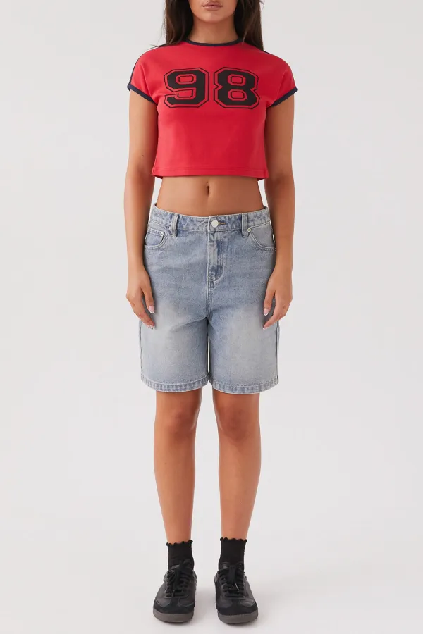 Jodi Number Baby Tee