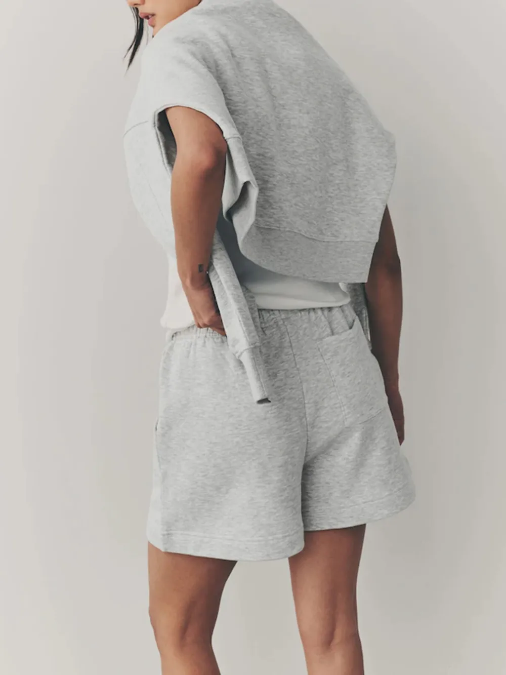 Classic Solid Color Loose Shorts