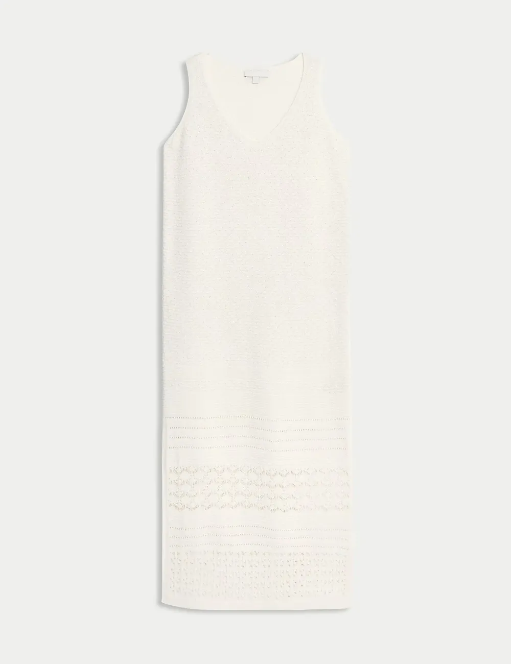 Textured Midi Knitted Maxi Dress